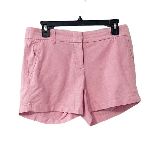 🟢J. Crew Factory Pink City Fit Shorts Size 4 - Picture 1 of 6